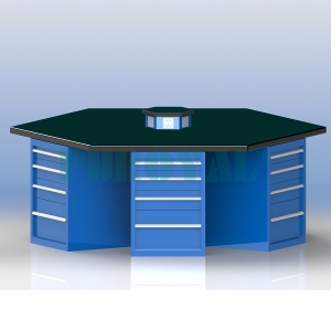 六角工作台/钳工实训台/机修维修工作台