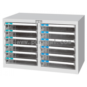桌上型塑料抽屉文件柜B4双排，B4G-212