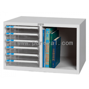 桌上型塑料抽屉文件柜B4双排，B4G-206P