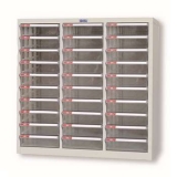 落地型塑料抽屉文件柜A4三排，A4H-330