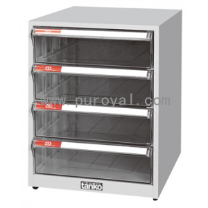 桌上型塑料抽屉文件柜B4单排，B4H-104