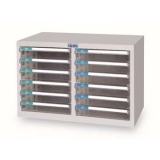 桌上型塑料抽屉文件柜A4双排，A4G-212