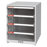 桌上型塑料抽屉文件柜B4单排，B4H-104